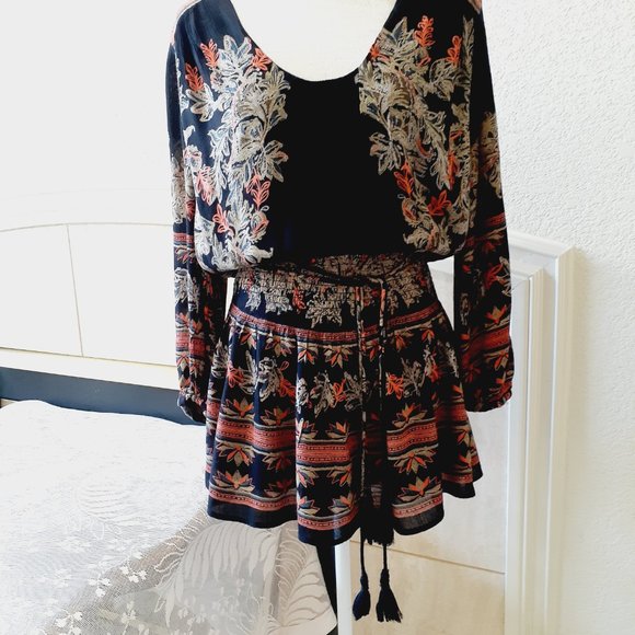Free People Gathered Waist Tunic - Picture 1 of 14